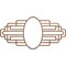 Ekena Millwork Elizabeth Wood Fretwork Prcd Ceiling Medallion, Walnut, 24"W x 12"H x 6 5/8"IW x 11 3/8"IH x 3/8"T CMWP24X12X0375EBWA - alternate 1